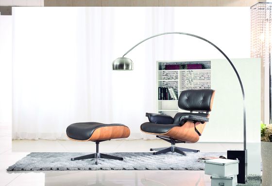 Klassieke de Zitkamerstoelen van het Triplexhotel en Materiaal van het Ottomane het Echte Leer